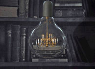 Rey Edison 3W que cuelga las lámparas pendientes de la sombra de cristal para los cuartos de estudio