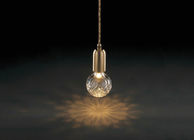 La suspensión cristalina clara del bulbo enciende el vidrio + el metal de las lámparas de 7W G9 LED