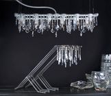 Lámpara cristalina de lujo industrial artística que brilla banqueteando la lámpara elegante lamentable