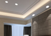 Pantallas planas redondas de los accesorios de iluminación del hogar LED del alto brillo LED 6 vatios