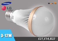 Bulbo de aluminio 12W, lámpara del proyector del cuerpo 9W E27 LED del proyector de 12V LED