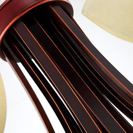 2 capas 12 cabezas contemporáneas y sombra tradicional de la crema de la lámpara del hierro labrado
