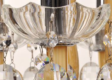 Lámpara cristalina de lujo interior moderna/lámpara del art déco para la preparación del restaurante