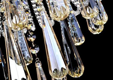 Lámparas cristalinas de lujo modernas blancas de las luces de techo/de los accesorios de iluminación de techo de cristal
