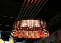 La lámpara moderna del LED enciende la lámpara de oro de Rose para la decoración del hotel