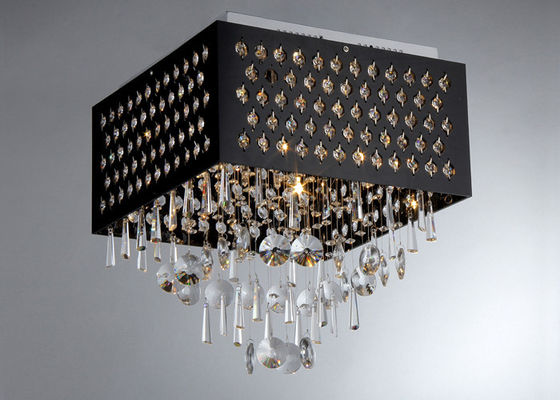Iluminación moderna de la lámpara del comedor negro que pule con 220V