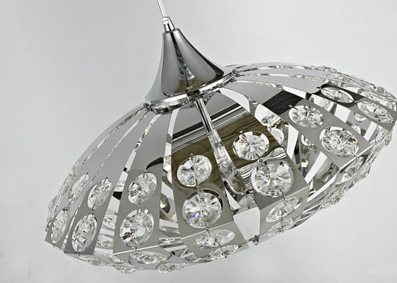 Iluminación moderna enrrollada de la lámpara/luz pendiente cristalina contemporánea K9 para la decoración interior