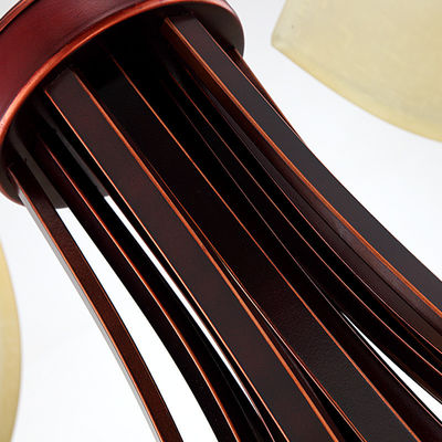 Iluminación moderna ligera con la cadena, altura simple de la lámpara del hierro labrado 12 del estilo los 89cm