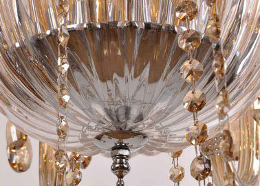 Iluminación moderna cristalina de la lámpara del hotel del OEM/luz pendiente de cristal casera de las lámparas 6