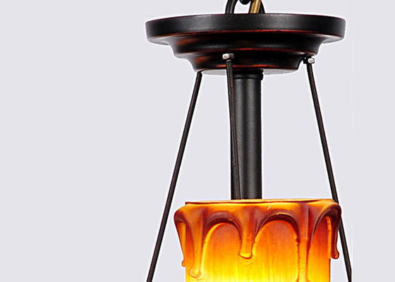 3 lámparas clásicas del hierro labrado de Burdeos ligero, iluminación de las lámparas del comedor