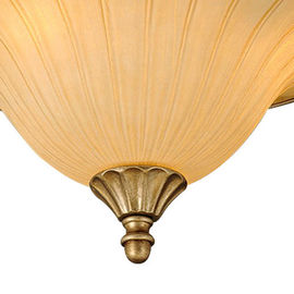 Accesorio de iluminación de cristal del techo de la lámpara/de la resina del techo del hierro labrado