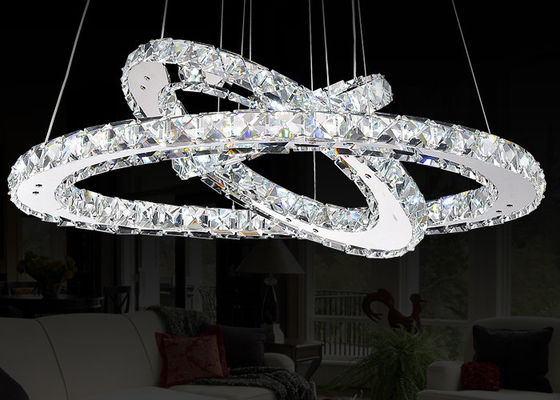 Lámpara cristalina de lujo contemporánea del LED