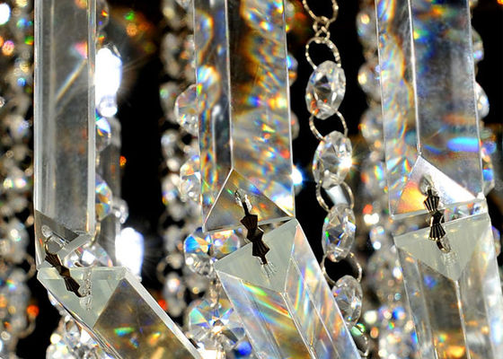 Luces de techo cristalinas lujosas que caben, lámpara montada techo único contemporáneo