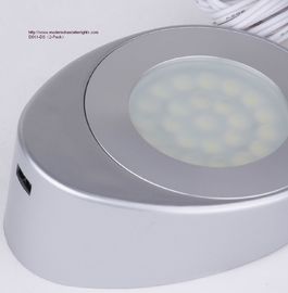 Plásticos de los accesorios de iluminación del gabinete LED/blanco fresco caliente de aluminio