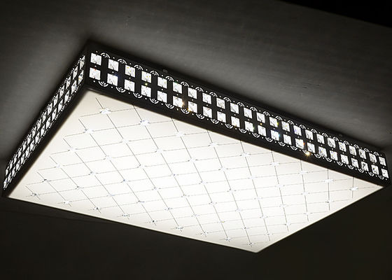 64w llevó el mosaico moderno del cristal de los accesorios de iluminación del hogar LED del rectángulo