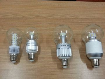 Aluminio + bombillas de cristal 9w del hogar LED con ángulo de haz de 360 grados
