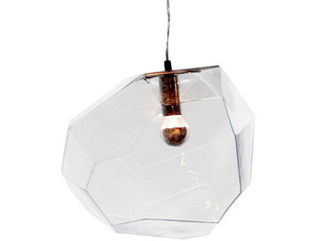 Lámpara pendiente de cristal de la luz moderna transparente de la suspensión para la decoración del restaurante/de la barra