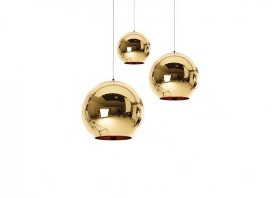 Luz pendiente de la suspensión del cobre moderno contemporáneo de la luz de Tom Dixon