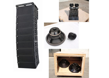 Línea activa sistema de la caja de altavoz de la demostración del partido del arsenal con subwoofer de 15 pulgadas