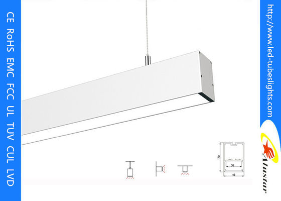 el colgante cambiante de la ejecución LED del color linear comercial de 2600k enciende 49mmX70m m