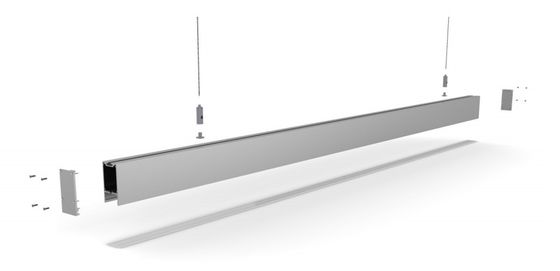 el colgante cambiante de la ejecución LED del color linear comercial de 2600k enciende 49mmX70m m