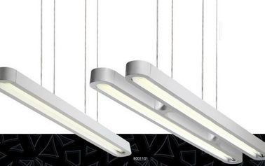 Iluminación pendiente de aluminio de la astilla T5 de la oficina de la ejecución de techo de la PC doble de las luces