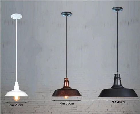 Desván agraciado nostálgico del vintage de las luces de techo de la ejecución, lámpara pendiente industrial