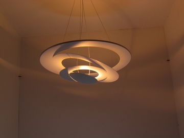 Colgante blanco del techo del paño de Apple de la decoración interior para el banquete Pasillo