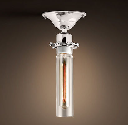 Luz de techo blanca como la leche de Warehouse, lámpara del techo de la vela para la sala de estar