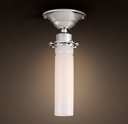 Luz de techo blanca como la leche de Warehouse, lámpara del techo de la vela para la sala de estar