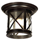 Lámpara de cristal impermeable exterior decorativa de las luces de techo de la ejecución del color de Brown