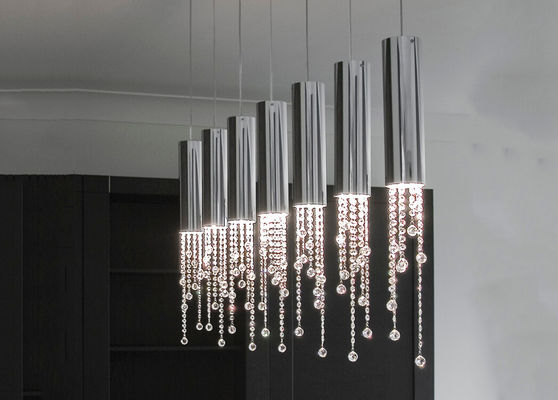 El cristal atractivo llevó las luces pendientes, iluminación de la suspensión del LED para los chalets de lujo