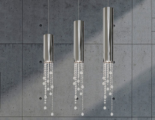 El cristal atractivo llevó las luces pendientes, iluminación de la suspensión del LED para los chalets de lujo