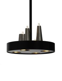 Alrededor de o el metal cuadrado llevó las lámparas sutil colgantes brillantes de las luces de la lámpara