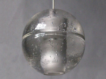 Lámpara decorativa de iluminación pendiente de cristal de la ejecución moderna LED de la bola
