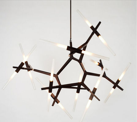 1 año llevó las luces de la lámpara, accesorio de iluminación pendiente moderno de la lámpara de la garantía