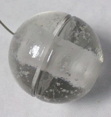 La bola de cristal clara llevó el colgante suspendido transparente de las luces de la lámpara