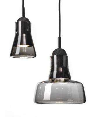 Luces llevadas decorativas interiores para las luces pendientes grises del humo de la lámpara para la barra