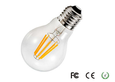 220V bombilla 60*110m m del globo de Dimmable LED del bulbo del filamento del Ra 85 6W LED