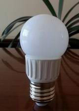 CRI 80 para el empalme de la hoja de trébol, bulbos de 3W de las bombillas del hogar LED del globo del LED